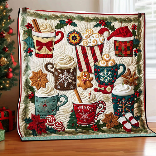 Christmas Hot Cocoa Party WP3010015CL Quilt