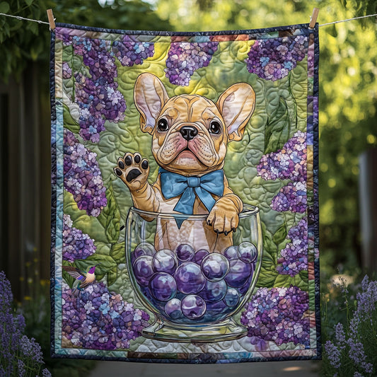 French Bulldog Happy WT2110004CL Quilt