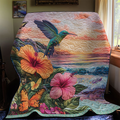 Hummingbird Sea Flower WT2402042CL Quilt