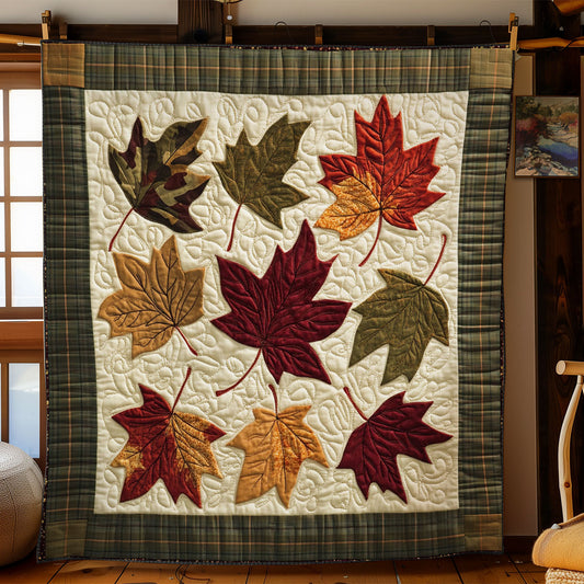 Fall Leaves WY1502043CL Quilt