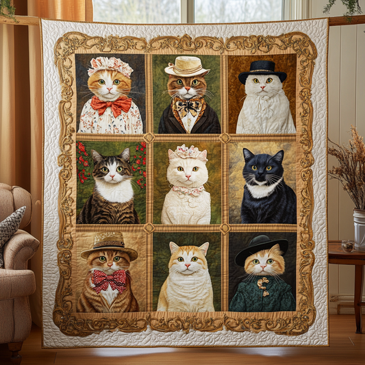 Victorian Cats WG2112020CL Quilt