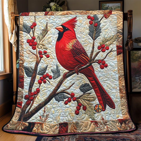 Cardinal’s Christmas Nest YR2812009CL Quilt