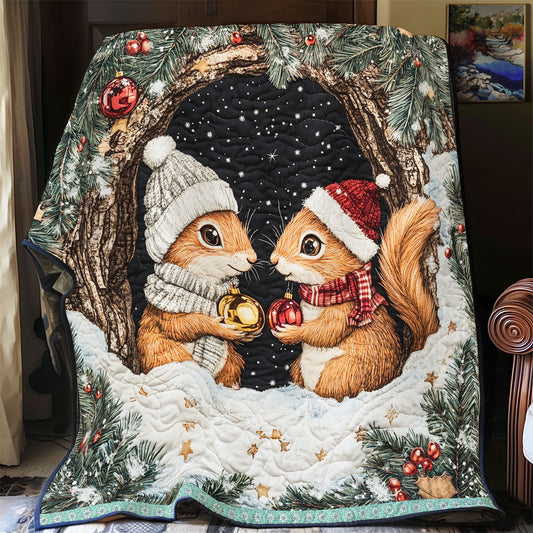 Adorable Squirrels WX1712001CL Quilt
