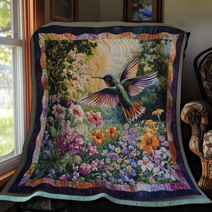 Flower Garden Hummingbird WT2709013CL Quilt