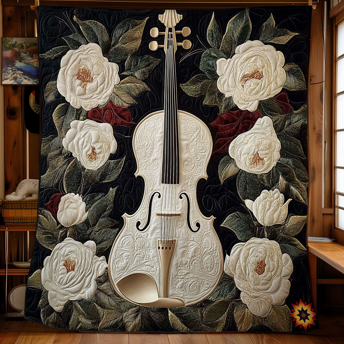 White Violin WY0312041CL Quilt