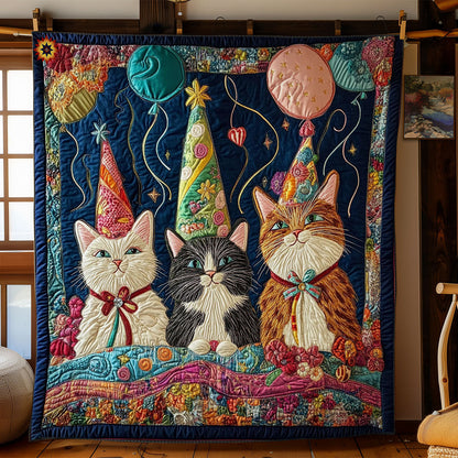 Birthday Of Cat WY2712008CL Quilt