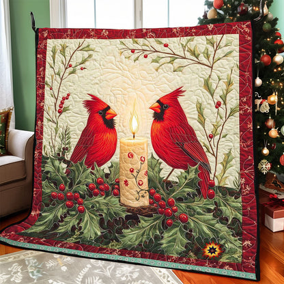 Candle Cardinal Festive WP1211032CL Quilt