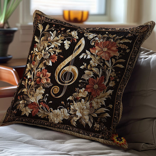 Royal Music Note WY1712067CL Quilt Pillow Case