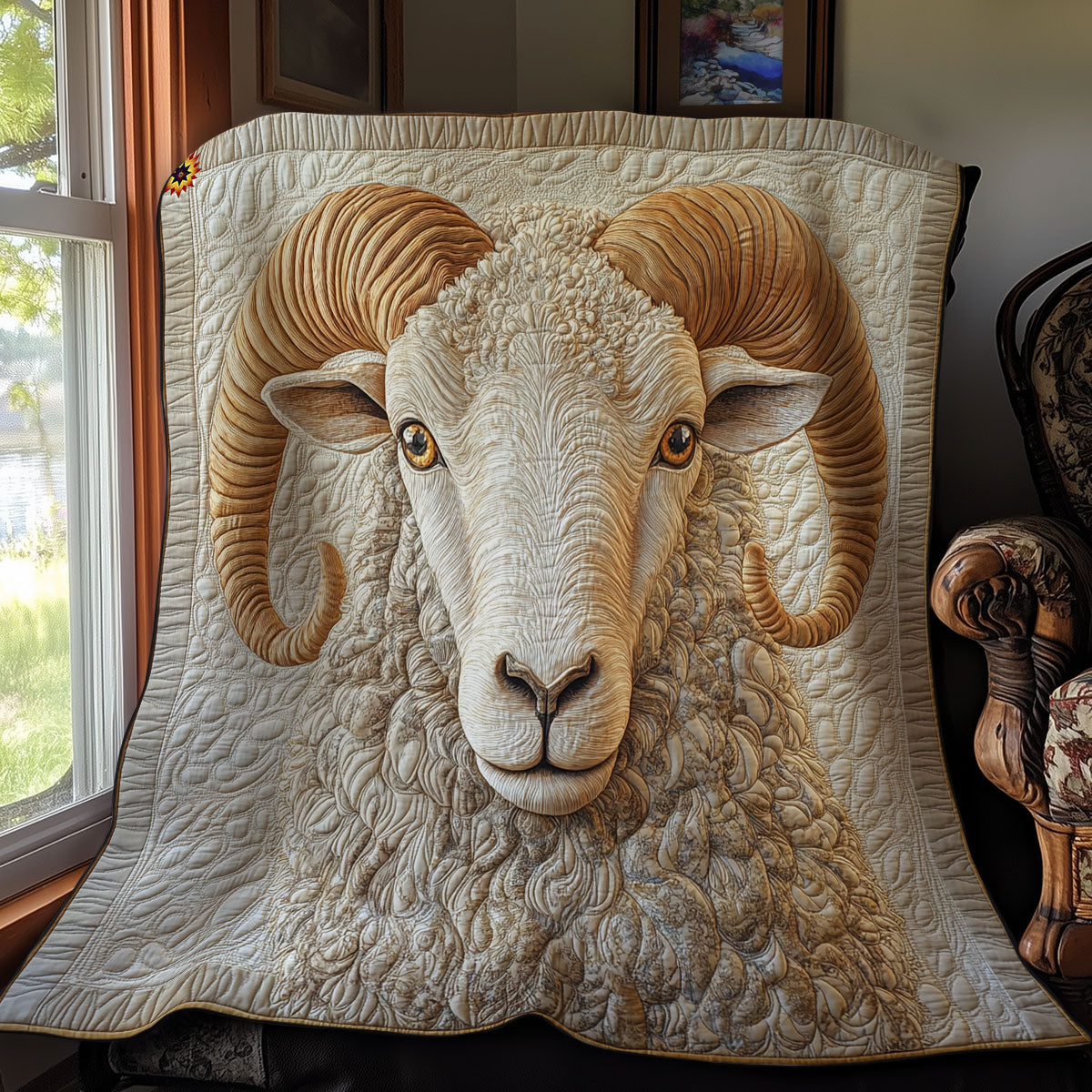 Bighorn Sheep WY2111045CL Quilt