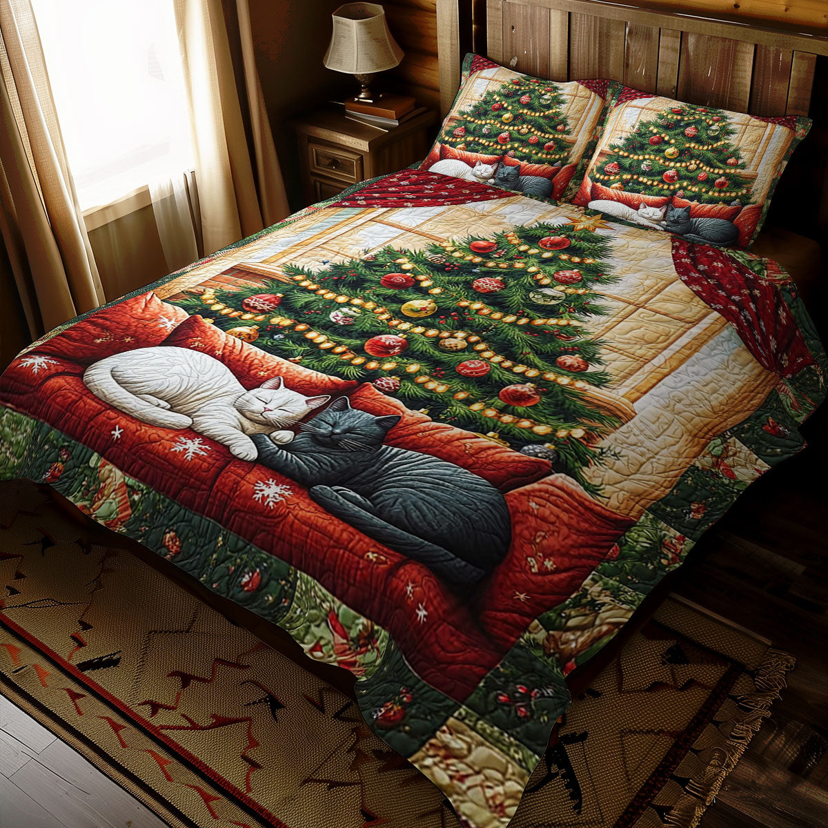 Christmas Cat WJ3110025CL Duvet Cover Set