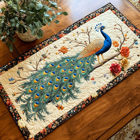 Beautiful Tail CP2804037CL Quilted Table Runner