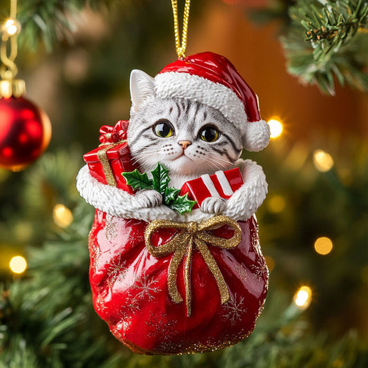 Lovely American Shorthair CW2411116CL Christmas Ornament