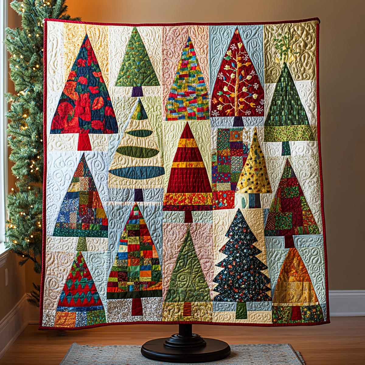 Christmas Tree Elegance WG2509003CL Quilt