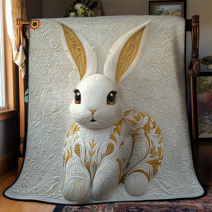 Royal White Rabbit WY2011017CL Quilt