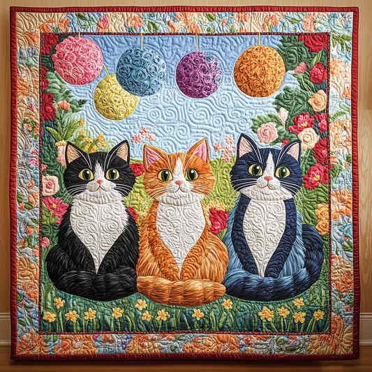 Cat Yarn Ball WG1601007CL Quilt