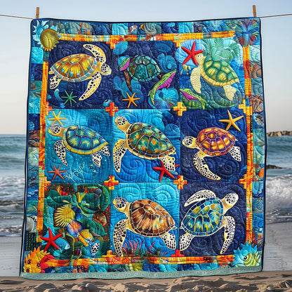 Puzzle Bright Turtle WP0409036CL Quilt