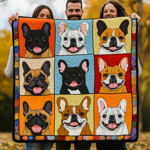 French Bulldog Happy WT2709002CL Quilt