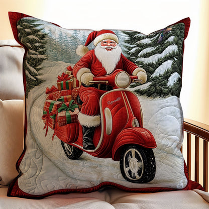 Scotter Santa WY1012015CL Quilt Pillow Case