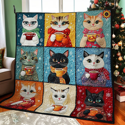 Teacup Cat WY1012052CL Quilt