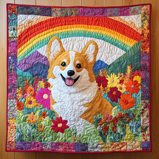 Happy Corgi CW2708087CL Quilt
