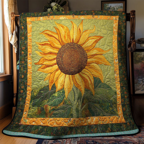 Pretty Sunflower WX2211037CL Quilt