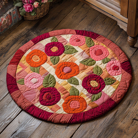 Patch Rose CP2306039CL Quilted Round Mat