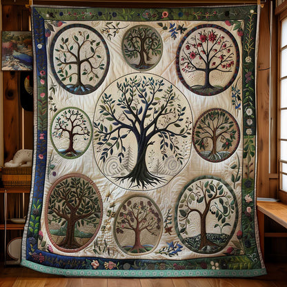 Tree of Life Verdant Vitality WN1209064CL Quilt