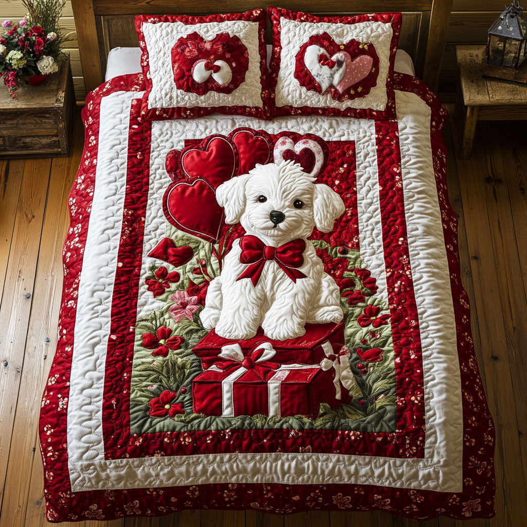 Valentine Puppy WX0301096CL Duvet Cover Set