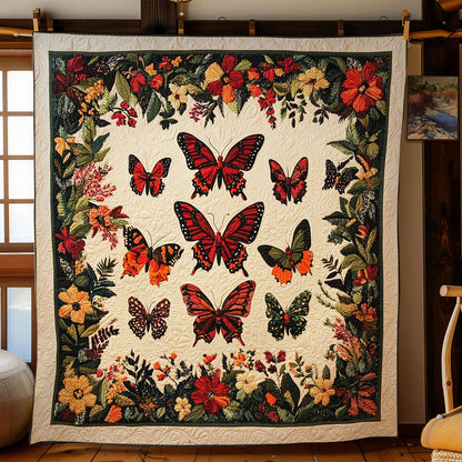 Butterfly In Garden WY1502025CL Quilt
