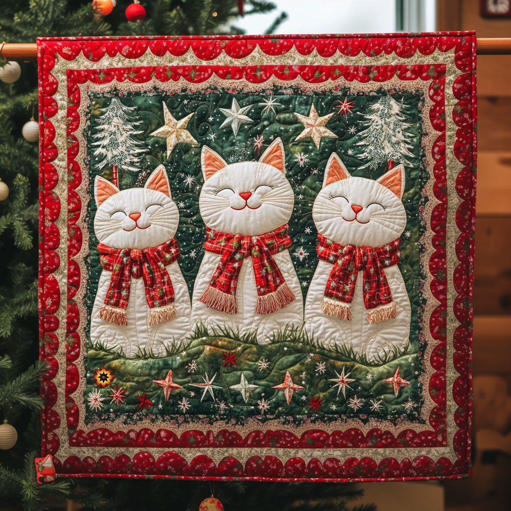 Christmas Cat WJ2111019CL Quilt