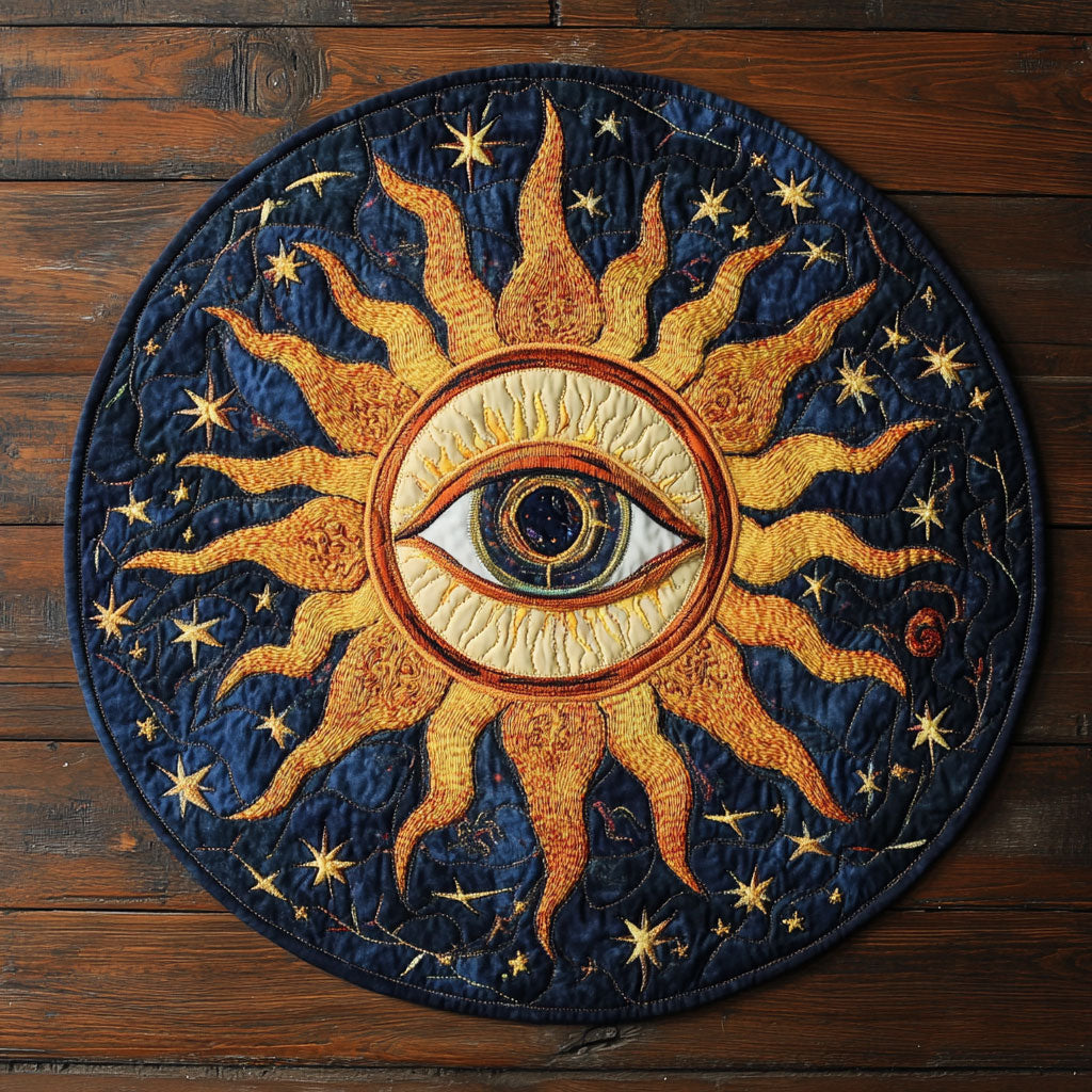 In Sight Eye CP0505015CL Quilted Round Mat