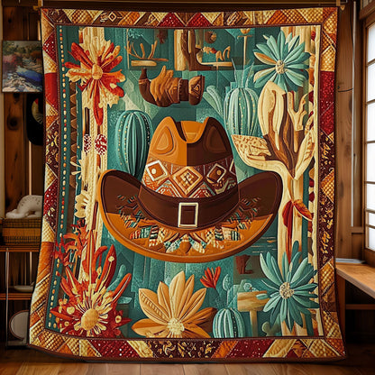 Cowboy Hat WY2301048CL Quilt