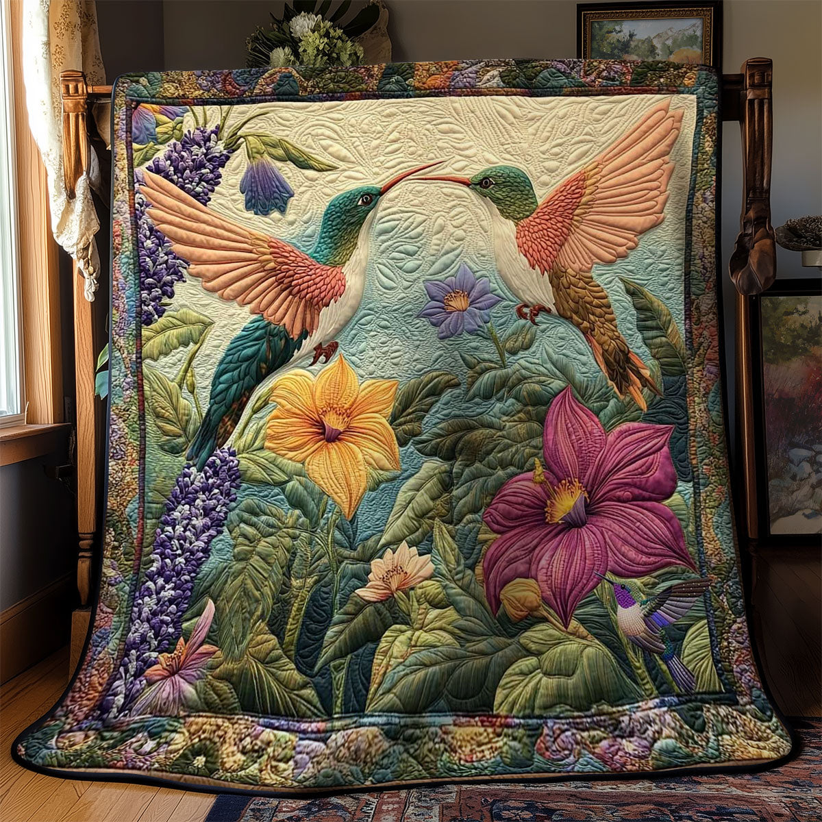 Enchanted Hummingbird WN0811010CL Quilt