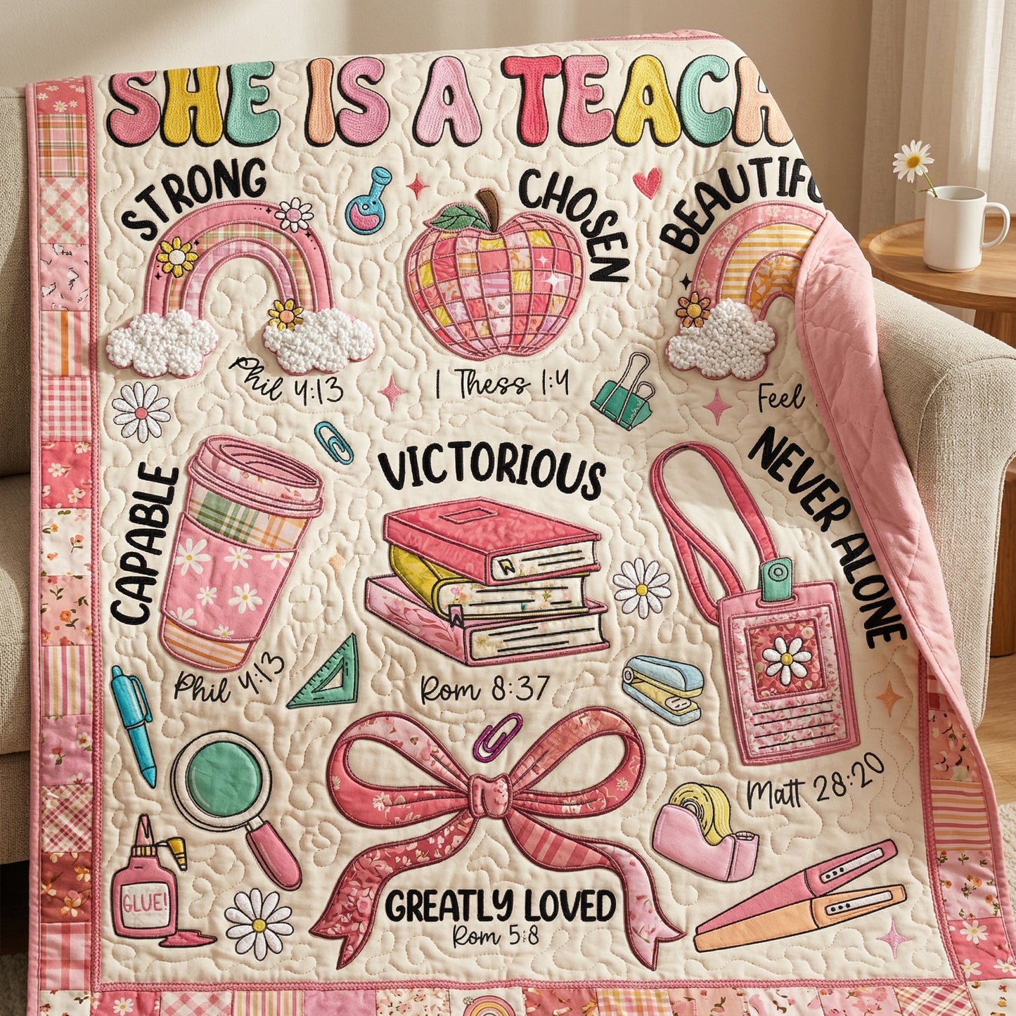 She Is A Teacher HM0604003CL Quilt