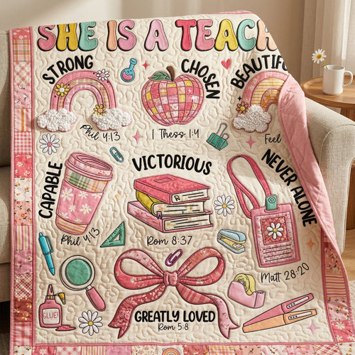 She Is A Teacher HM0604003CL Quilt