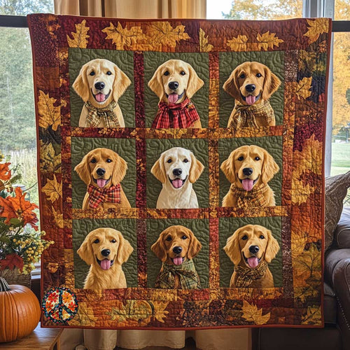 Golden Retriever Harmony WN0411023CL Quilt