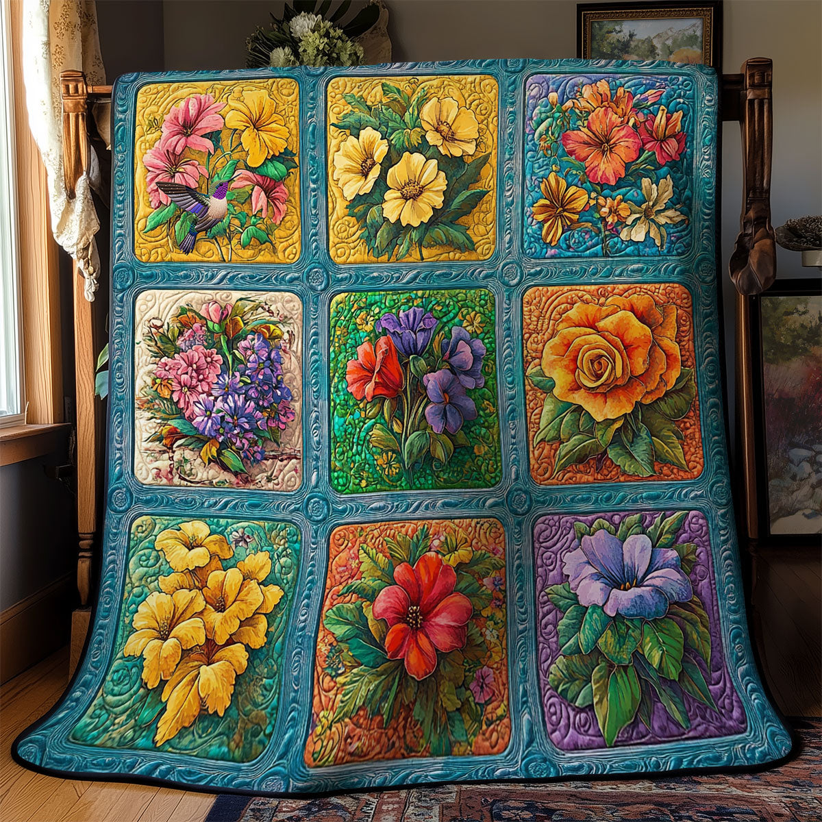 Flower WY1211025CL Quilt