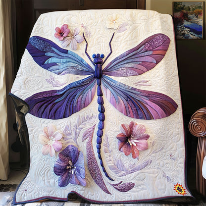 Purple Dragonfly WY2511033CL Quilt