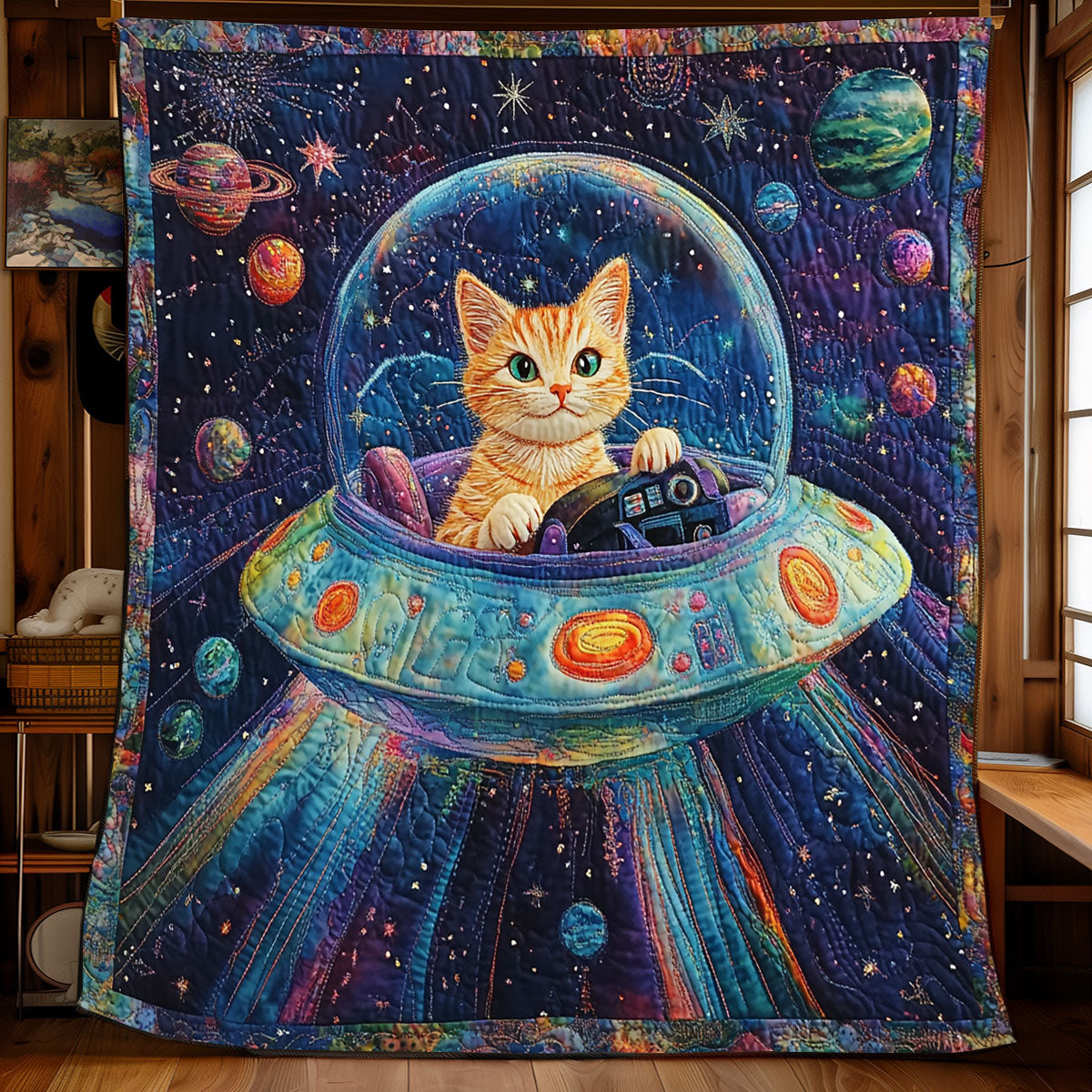 Cosmic Kitty XB0303010CL Quilt