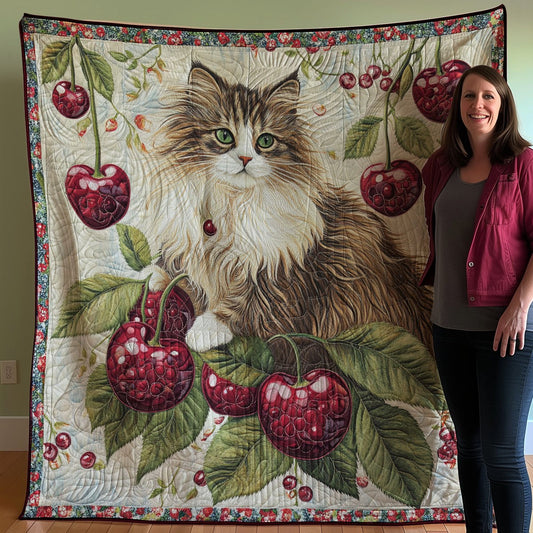 Cherry Cat XB0704008CL Quilt