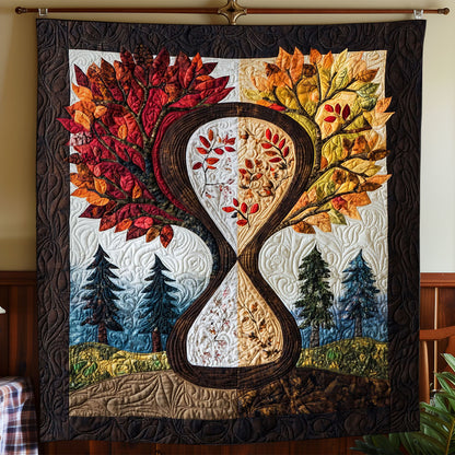 Hourglass In Forest WY1002089CL Quilt