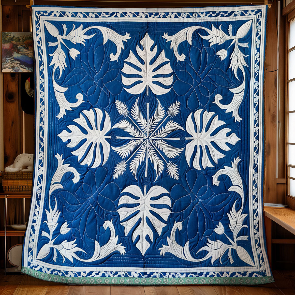 Hawaiian Palm Serenity WN1209080CL Quilt