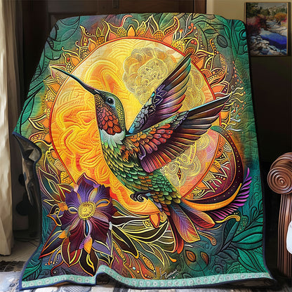 Mandala Sunrise Hummingbird WP0609033CL Quilt