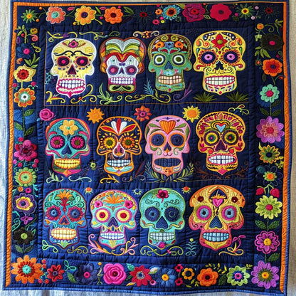 Sugar Skulls WJ1109023CL Quilt