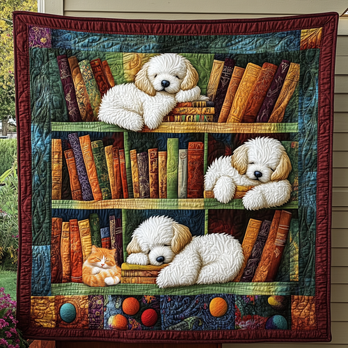 Bichon Frise Shelf Buddy WN0310055CL Quilt