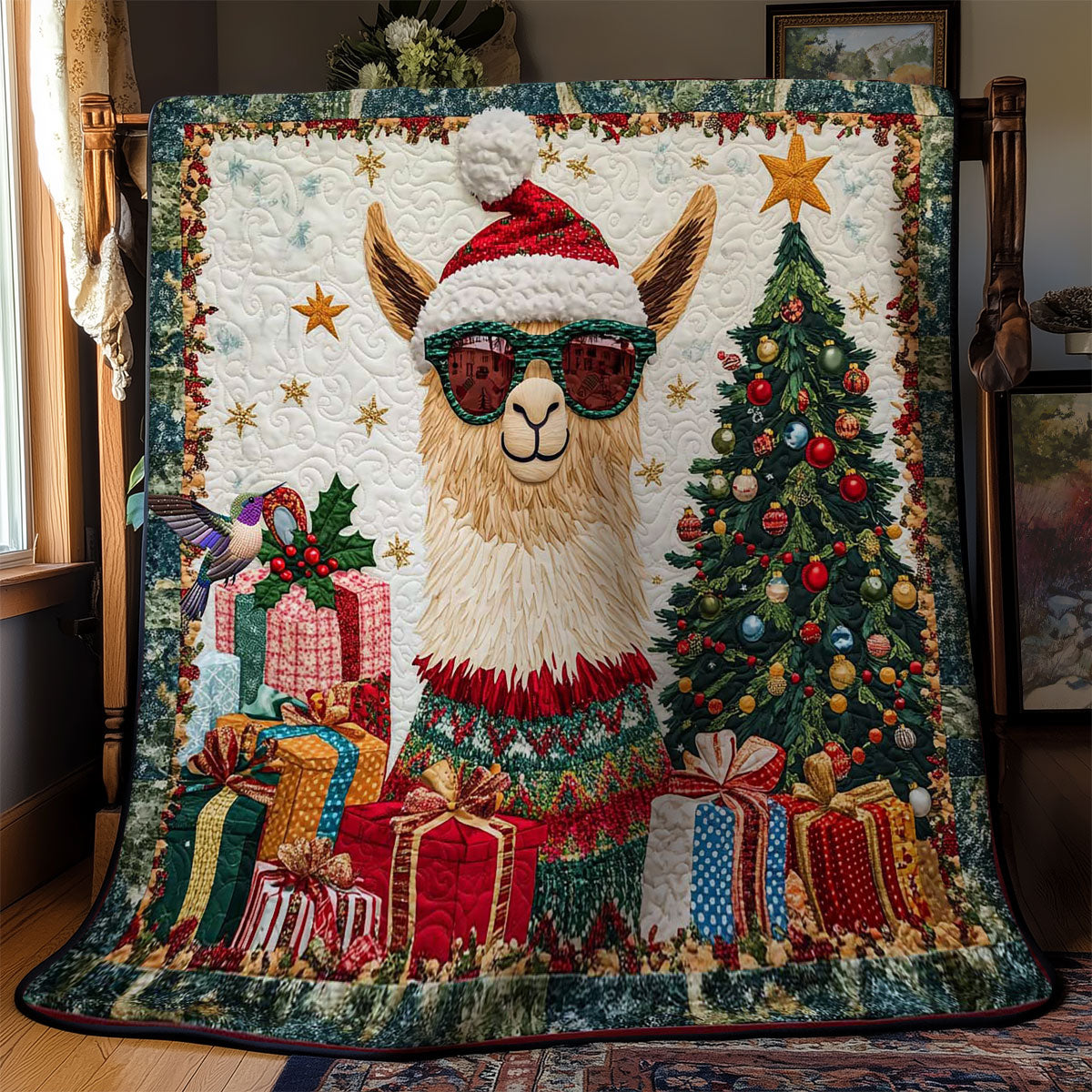 Festive Llama WN1312035CL Quilt