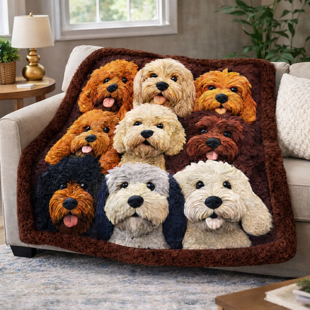 Puppy Crew KL2601003CL Faux Fur Throw Blanket