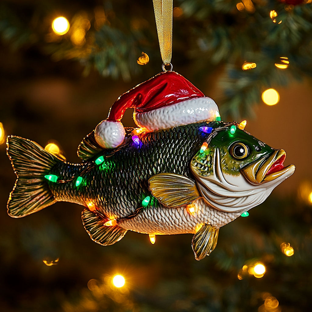 Joy Reef Fishing WN0411061CL Christmas Ornament
