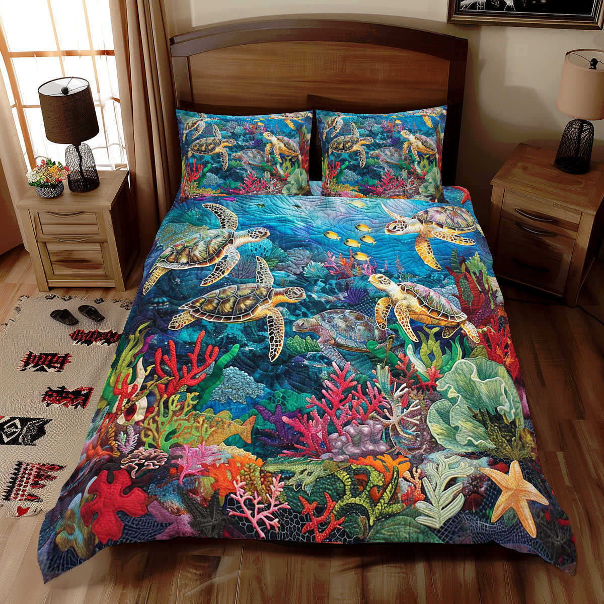 Sea Turtle WJ1309033CL Duvet Cover Set