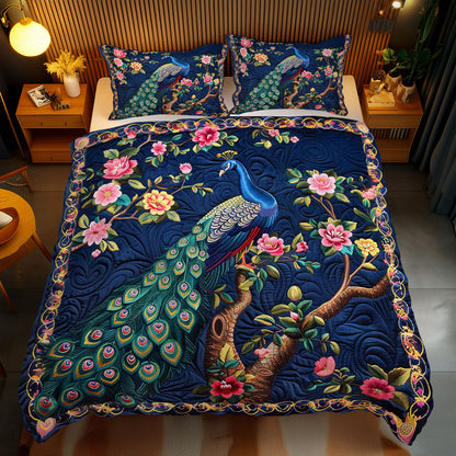 Flower Peacock WJ2309033CL Duvet Cover Set